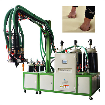 Целосна автоматска машина за правење ѓон од PU чевли Машина за полиуретанска пена